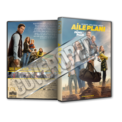 Aile Planı - The Family Plan - 2023 Türkçe Dvd Cover Tasarımı